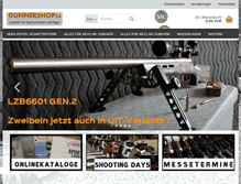 Tablet Screenshot of gunnershop24.com